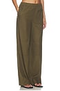 view 4 of 7 PANTALON LARGE REMY in Deep Khaki