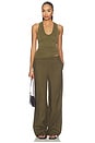 view 7 of 7 PANTALON LARGE REMY in Deep Khaki