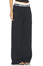 view 2 of 6 Britta Pants in Black & Chalk