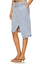 view 3 of 6 Etch Denim Skirt in Heritage Blue
