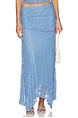 view 1 of 6 Lowri Skirt in Slate Blue
