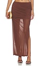 view 1 of 6 FALDA MAXI SELEN in Mocha