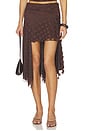 view 1 of 6 Blyth Skirt in Chocolate