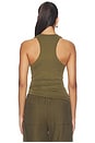 view 4 of 4 TOP SIN MANGAS LORA in Deep Khaki