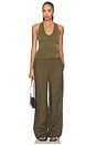 view 5 of 4 TOP SIN MANGAS LORA in Deep Khaki