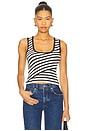 view 1 of 5 Solene Knit Top in Black & Cream