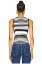 view 4 of 5 Solene Knit Top in Black & Cream