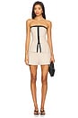 view 4 of 4 Refine Bodice Top in Beige & Black
