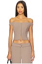 view 1 of 4 Kennedy Top in Taupe