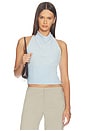 view 1 of 4 Ada Halter Top in Whisper Blue