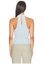 view 3 of 4 Ada Halter Top in Whisper Blue