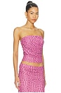 view 2 of 4 TOP SIN TIRANTES ZURI in Mauve