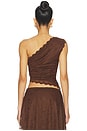 view 4 of 6 Harper Top in Chocolate