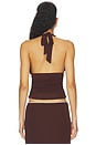 view 4 of 4 Harlow Top in Choc & Sky