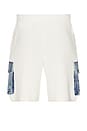 view 2 of 6 Henry Cargo Short in White