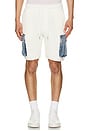 view 5 of 6 Henry Cargo Short in White