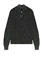 view 1 of 4 Lucas Cable Sweater in Black Washed