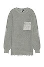 view 1 of 4 Devin Sweater in Heathered Grey