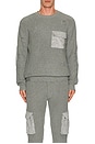 view 3 of 4 Devin Sweater in Heathered Grey