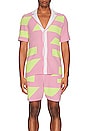 view 3 of 4 Lei Shirt in Stripe Pink & Green