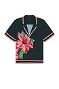 view 1 of 4 Malibu Swim Shirt in Hibiscus Print
