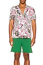 view 3 of 4 Malibu Shirt in White Tropical