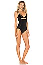 view 2 of 3 Oncore Open-Bust Bodysuit in Very Black