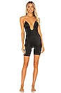 view 2 of 4 Suit Your Fancy Low Plunge Bodysuit in Very Black