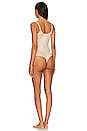 view 3 of 3 Cami Thong Bodysuit in Champagne Beige