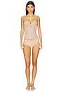 view 4 of 4 Stay Down Open Bust Cami in Natural Bronze