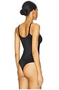 view 4 of 5 Spanxshape Invisible Cami Thong Bodysuit in Very Black