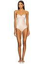 view 1 of 4 Spanxsculpt Suit Your Fancy Strapless Bodysuit in Champagne Beige