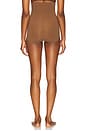 view 3 of 4 Seamless Power High Waisted Brief in Chestnut Brown