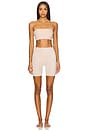 view 4 of 4 Suit Your Fancy Bandeau in Champagne Beige