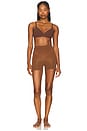 view 4 of 4 Spanxsculpt Seamless Power Shorty in Chestnut Brown