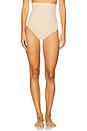 view 1 of 4 Spanxsculpt Seamless Power High Waisted Thong in Soft Nude