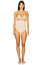 view 4 of 4 Spanxsculpt Seamless Power High Waisted Thong in Soft Nude
