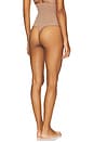 view 3 of 4 Seamless Power High Waisted Thong in Cafe Au Lait