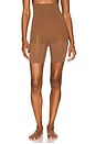 view 1 of 4 Spanxsculpt Seamless Power High Waisted Short in Chestnut Brown