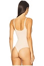 view 4 of 5 Sculpt Thong Bodysuit in Soft Nude