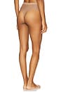 view 3 of 4 Shape Invisible Supima Cotton Thong in Cafe Au Lait