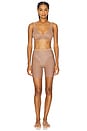 view 4 of 4 Shape Invisible Supima Cotton Mid Thigh Short in Cafe Au Lait