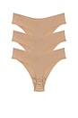 view 2 of 2 Smooth Fit-to-you Thong Pack Of 3 in Naked 2.0