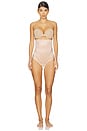 view 4 of 4 Spanxsculpt Ultra Sculpt High Waist Thong in Champagne Beige