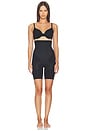 view 4 of 4 Sculpt Gofigure High Waist Mid Thigh Short in Very Black