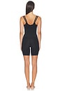 view 3 of 3 Sculpt Gofigure Open Bust Midthigh Bodysuit in Very Black