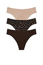 view 1 of 2 STRING SPANXSMOOTH FIT-TO-YOU  in Iconic Leopard, Cafe Au Lait, & Very Black