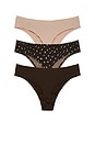 view 2 of 2 STRING SPANXSMOOTH FIT-TO-YOU  in Iconic Leopard, Cafe Au Lait, & Very Black