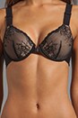 view 3 of 3 Bra-lleelujah Lace Underwire Contour Bra in Black