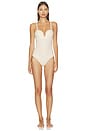 view 1 of 4 Suit Your Fancy Strapless Bodysuit in Toasted Coconut